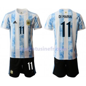 Maillot de Foot Argentine Di Maria 11 Domicile 2020 - Enfant
